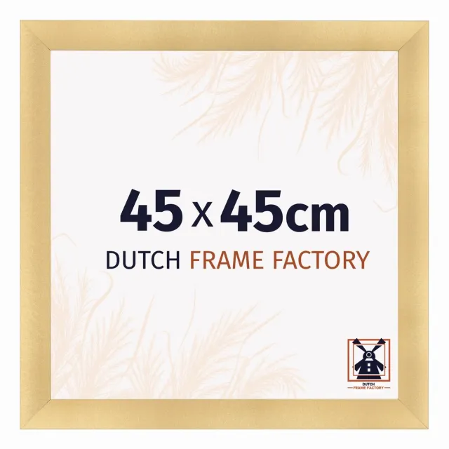 Dutch Frame Factory Fotolijst 45x45 cm - MDF - Goud Mat - Praag
