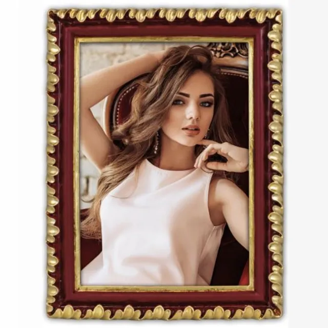 Zep Italia AL - Fotolijst - Bordeaux/Goud - 10 x 15 cm - Perpignan