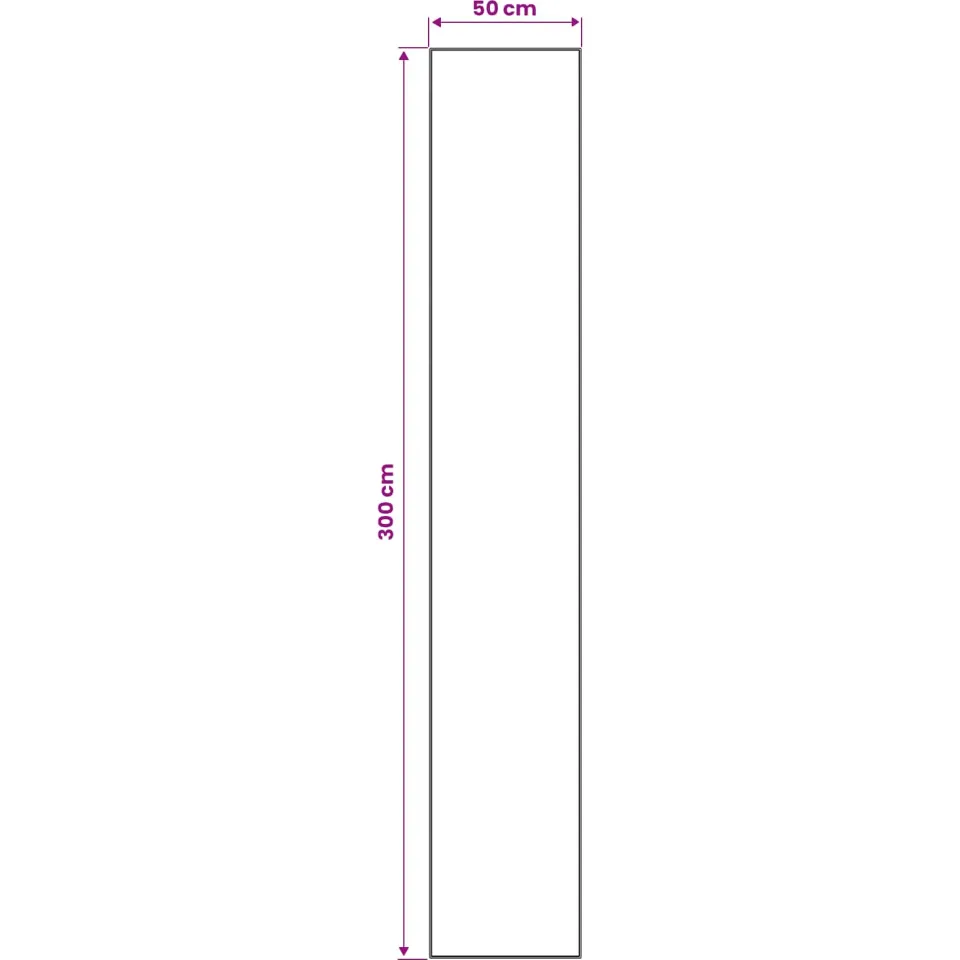 vidaXL Vloerkleedloper ORIZ 1150 gsm Blauw 100% polyestervilt, foto 4