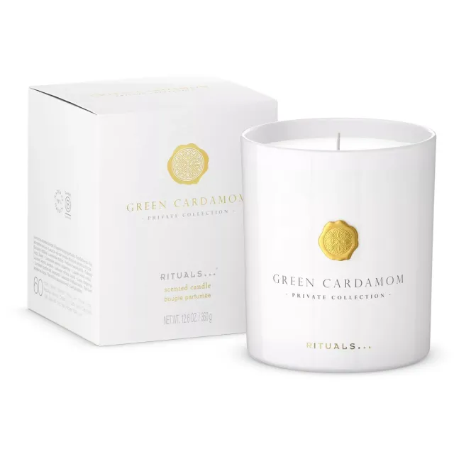 Rituals Green Cardamom - Candle 360 gram - Kaars 360 gram Wit