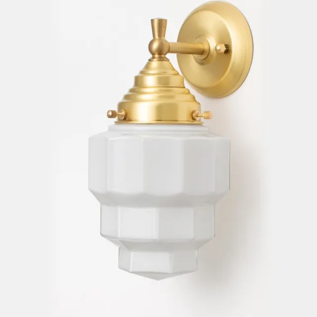 Coloured by Art Wandlamp Empire Royal Messing - Art Deco Trade