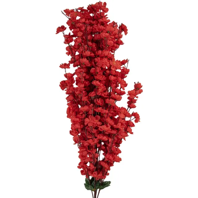 Clayre & Eef Kunstbloem 100 cm Rood Kunststof