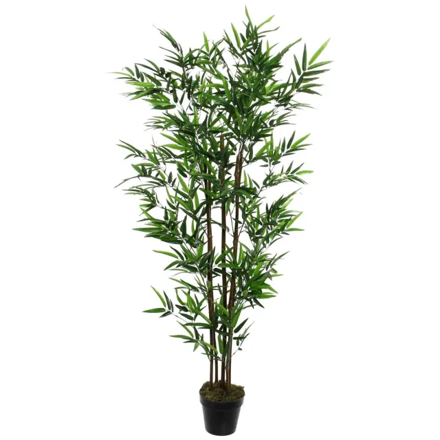 Mica Decorations Bamboe Kunstplant - H155 x Ø90 cm - Groen