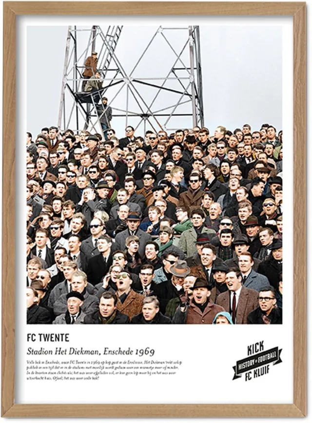 FC Kluif 'Volle Bak' poster - FC Twente poster - 70 x 50 cm MULTI