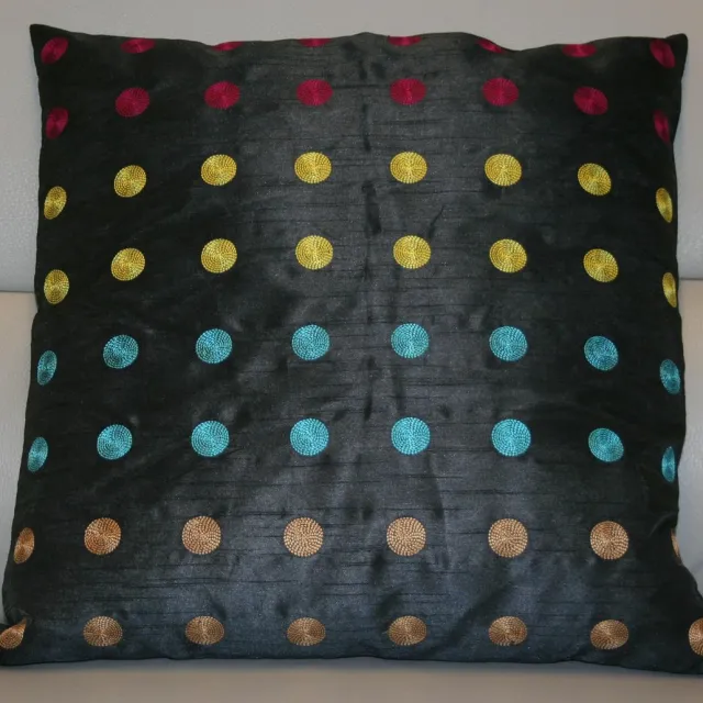 Moltex Sierkussen Dotti - zwart - 50x50 cm