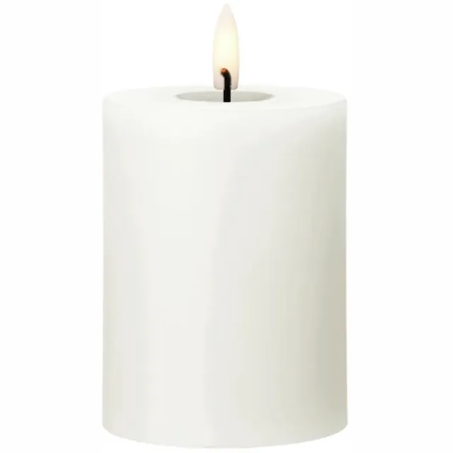 Ester & Erik Led Pillar kaars H10cm silky wit