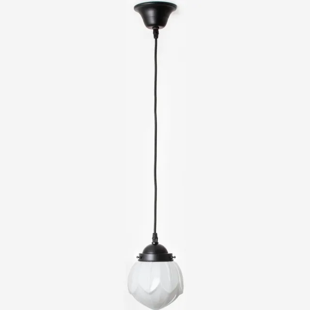 Coloured by Art Hanglamp aan snoer Lotus Moonlight - Art Deco Trade Zwart