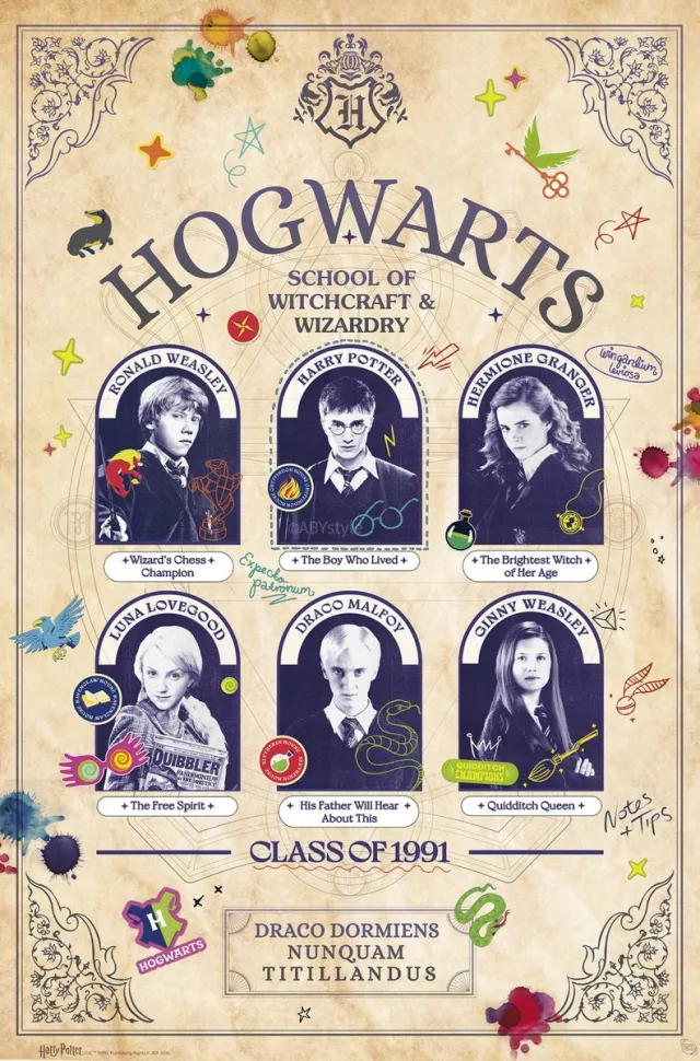 ABYSTYLE Poster Harry Potter - Student Yearbook 61x91,5cm Divers
