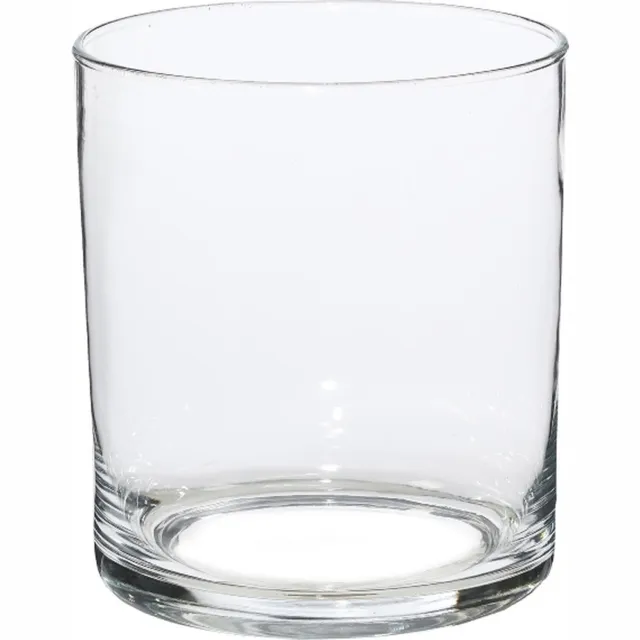 Gasper cilindervaas van helder glas Ø 18 cm, hoogte 20 cm Transparant