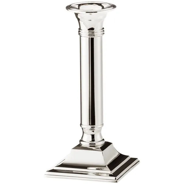 Famanu Kandelaar, verzilverd en beschermd tegen aanslag, hoogte 19 cm, ideaal voor decoratie