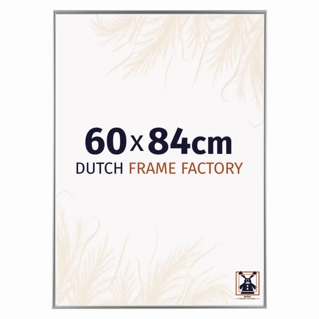 Dutch Frame Factory Fotolijst 60x84 cm - Kunststof - Zilver Hoogglans - Easy