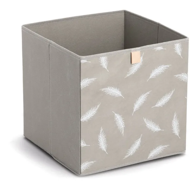 Zeller NATURE BOX opbergdoos, 32 x 32 x 32 cm - grijs
