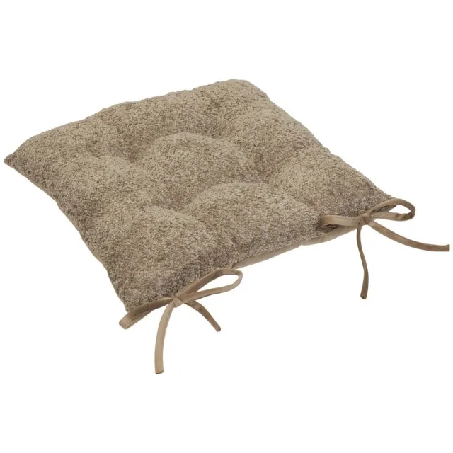 Atmosphera Créateur d'intérieur® Omkeerbaar stoelkussen van bouclé SOANA beige lin
