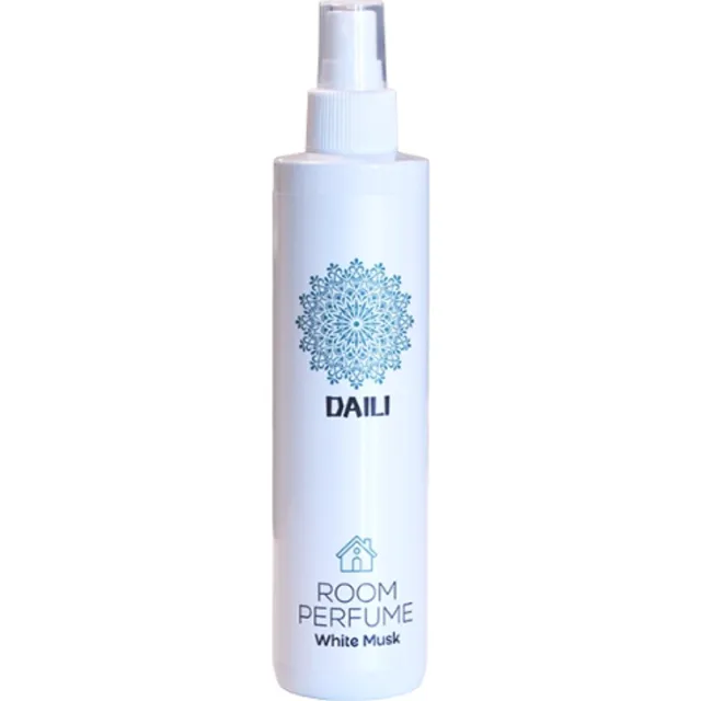 Daili Room Perfume - White Musk | 1x 250ml - Roomspray - Interieur Spray Blauw