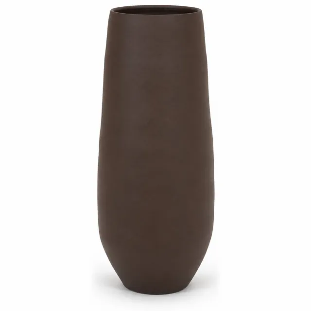 HS Potterie Vaas petra d38h90cm choco bruin