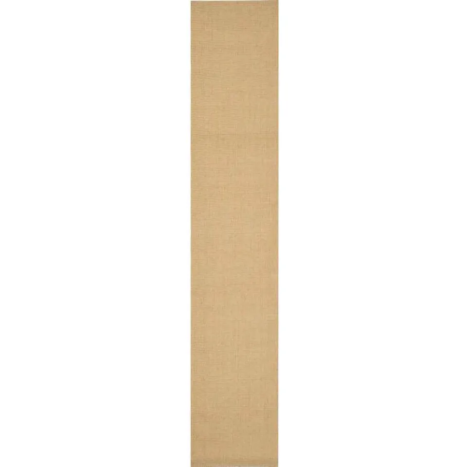 vidaXL Vloerkleed 66x350 cm natuurlijk sisal Bruin
