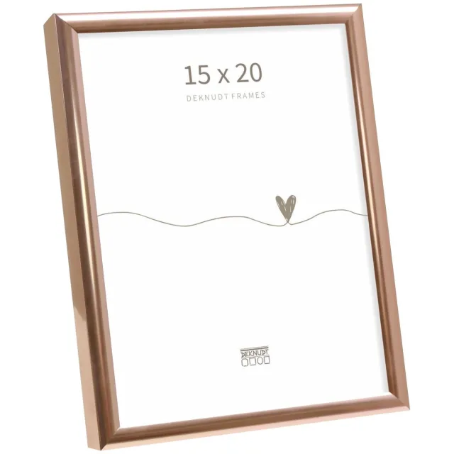 Deknudt Frames fotolijst S027A5 - smal rosé goud aluminium - 15x20 cm