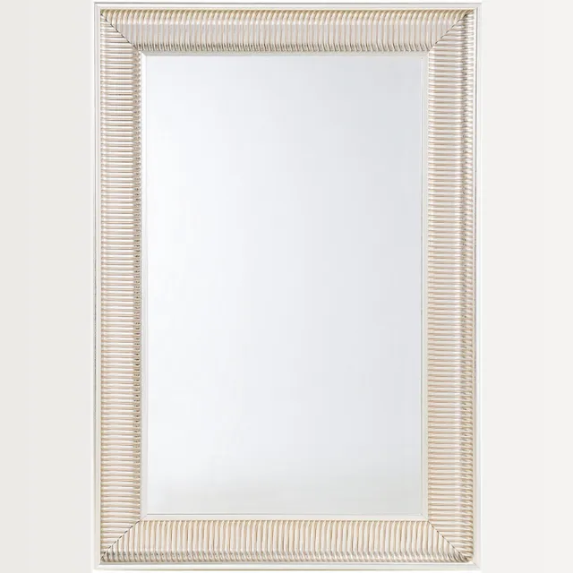 Beliani CASSIS - Wandspiegel - Zilver - 60 x 90 cm - Synthetisch materiaal