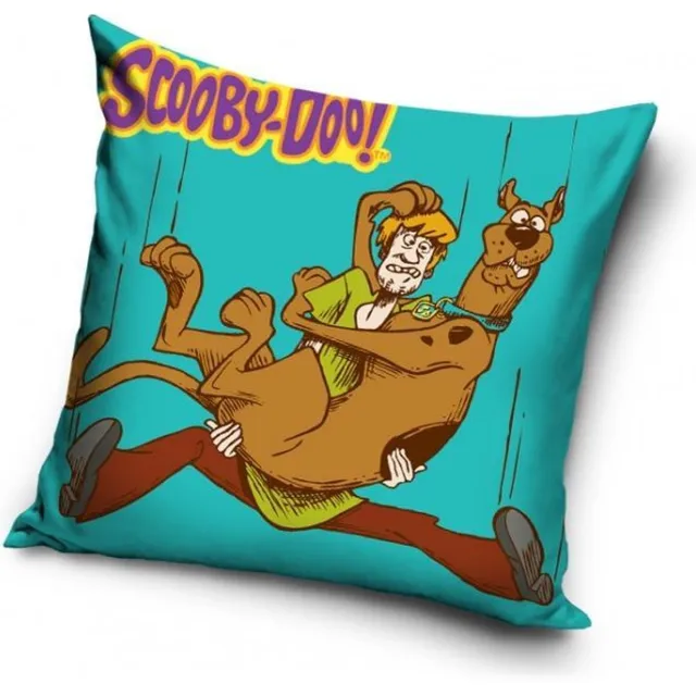 Carbotex Scooby Doo - Sierkussen Kussen 40 x 40 cm inclusief vulling blauw