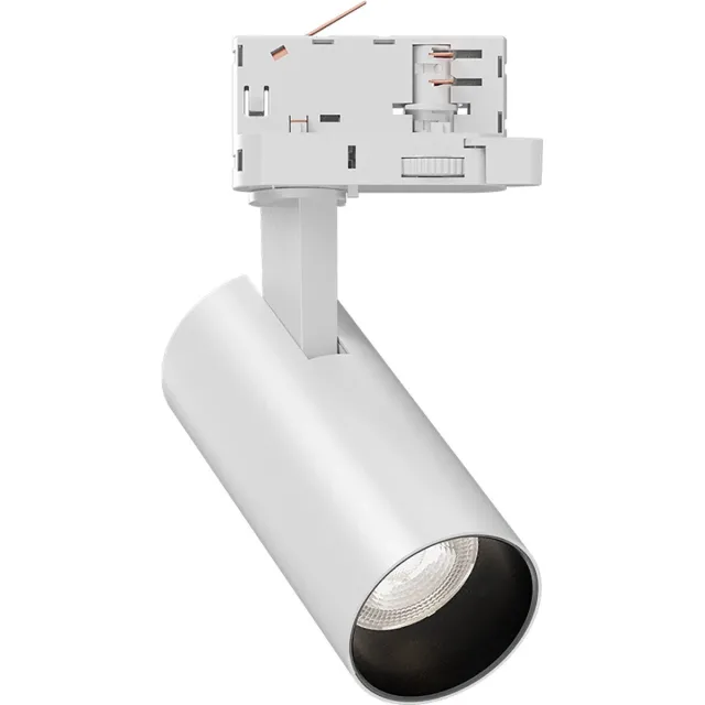 Qualu LED Railspot - Track Spot - Kingtron Sonly - 3-Fase - 15W 1560lm 38D - Natuurlijk Wit 4000K - Wit
