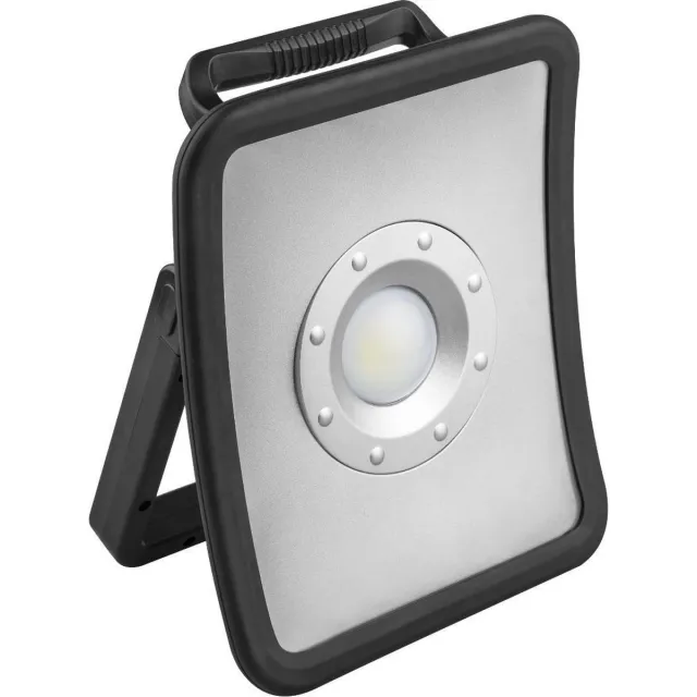 ABC-Led LED schijnwerper met stopcontact - IP65 - 4000 Lumen - Koud Wit - 50W Zwart