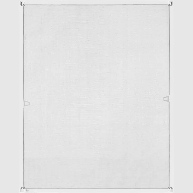 Juskys Vliegenhor / Raamhor / Hor - 120 x 140 cm - Wit - Incl. Bevestigingsmateriaal