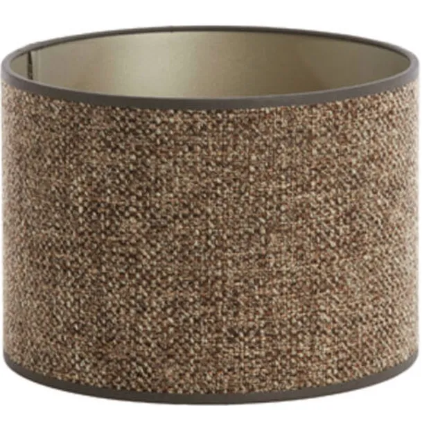 Light & Living Lampenkap Saverna Donker bruin 40cm