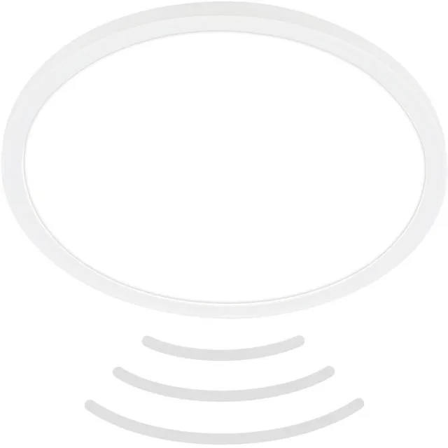 B.K.Licht BRILONER Move - LED Badkamerverlichting - plafondlamp met bewegingsmelder - met neutral wit licht - badkamerlamp met indirect licht - Ø29cm - wit