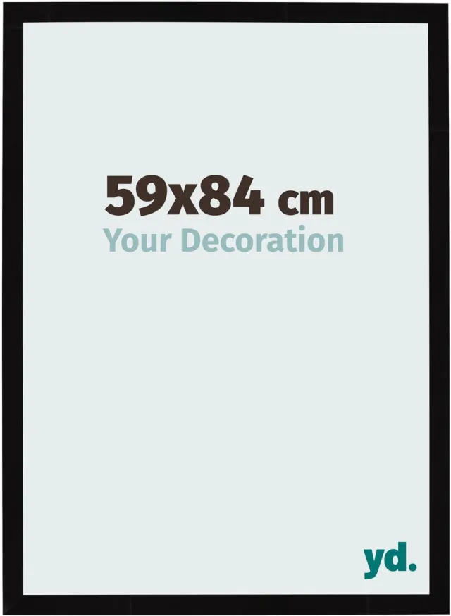 yd. Your Decoration - Fotolijst 59x84 cm - MDF - Zwart Hoogglans - Bologna