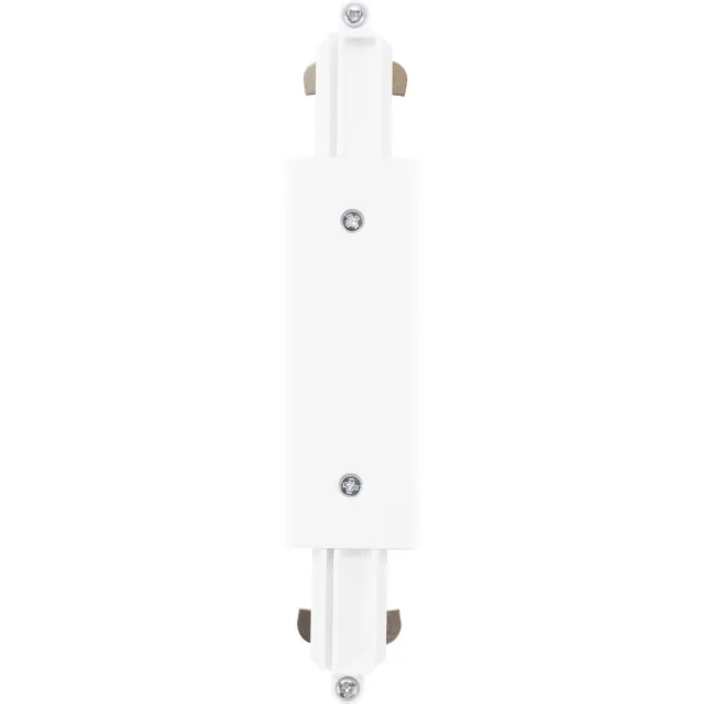 LEDVION 1-Fase Rail Gemiddelde Power Connector (Wit) - Naadloze Intergratie 1-Fase
