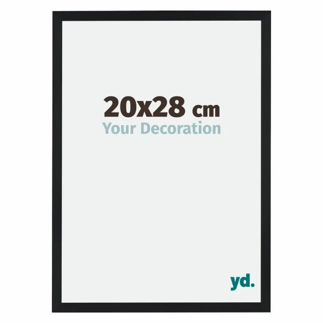 yd. Your Decoration - Fotolijst 20x28 cm - MDF - Zwart Mat - Catania