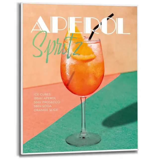 Schilderij Aperol Time - 50 x 40 - Hout - REINDERS