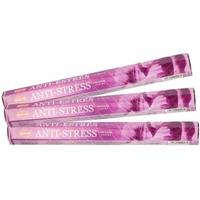 HEM Wierook stokjes - Anti Stress - 3x pakje met 20 stokjes - Yoga/meditatie Multi