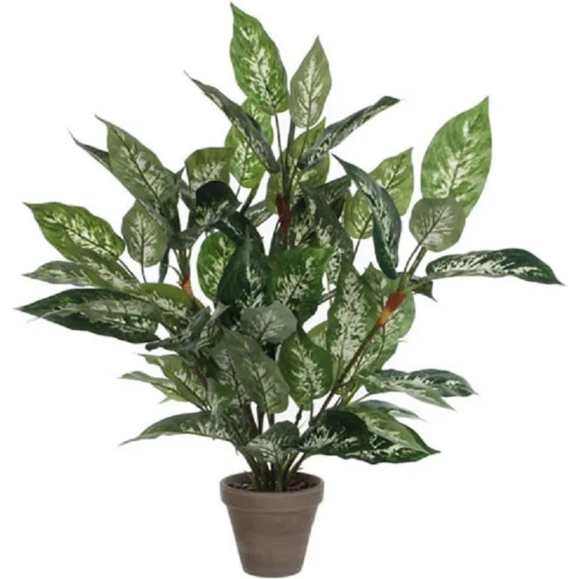 Mica Decorations Groene Dieffenbachia kunstplant 70 cm in pot - Kunstplanten/nepplanten