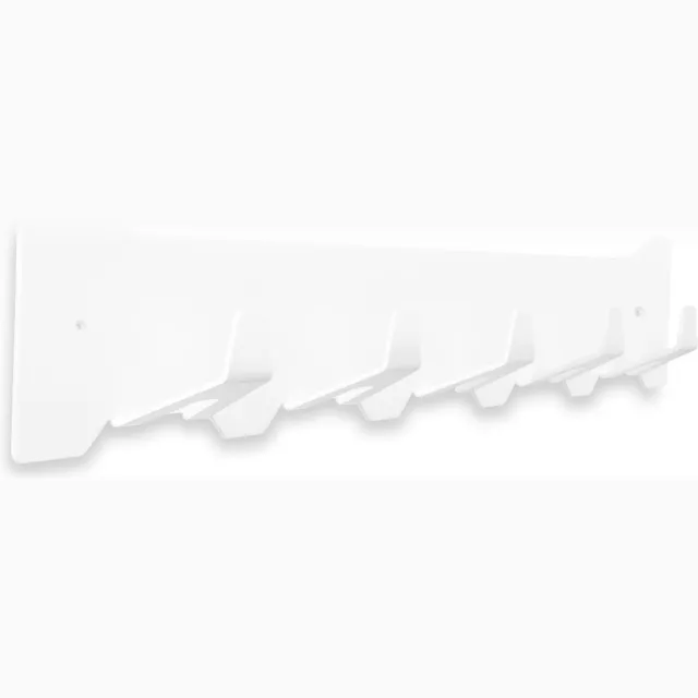 Gorillz Triangle Five Wandkapstok – Stijlvol en Praktisch Industrieel Design - Wit