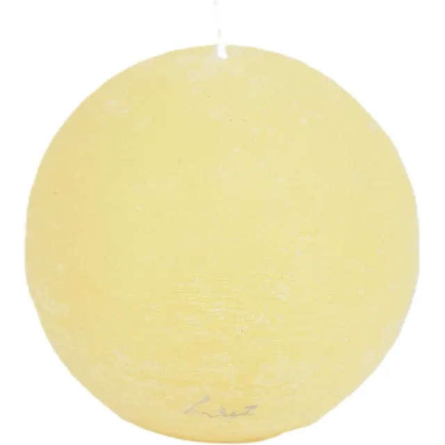 Rasteli Luz Your Kaars-Bolkaars Geel D 10 cm