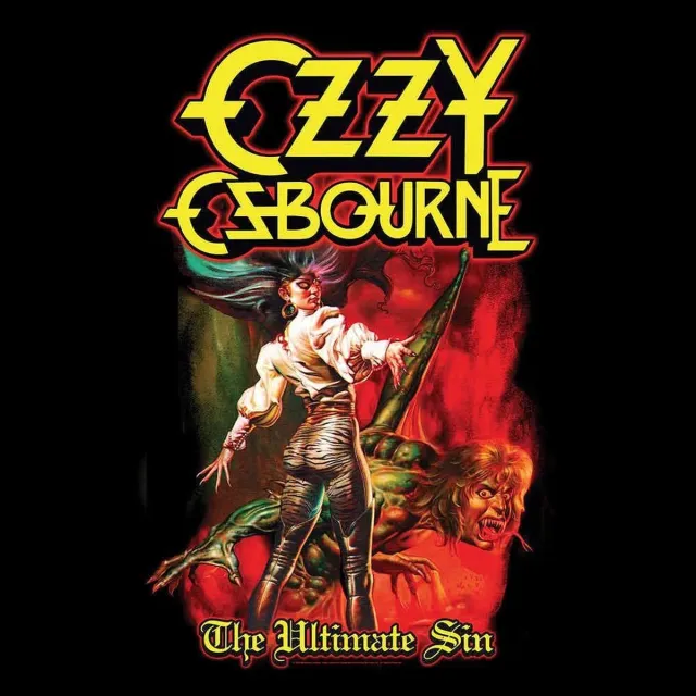 Rock Off Ozzy Osbourne Textiel Poster Flag - The Ultimate Sin Multicolours