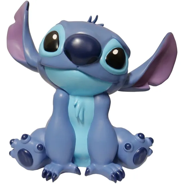 Disney Tuinbeeld Stitch - Met de oren omhoog - 30 cm blauw