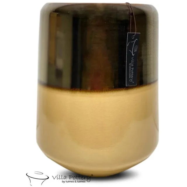 Villa Pottery Andes Duo Golden Cream 42x12x31 goud