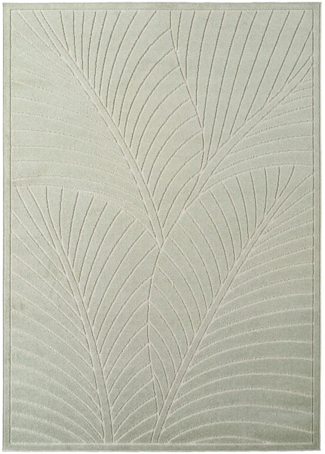 Dutch XXL Buitenkleed | Nova | Palmbladeren | Groen | 160x230 cm | Buitentapijt | Tuintapijt