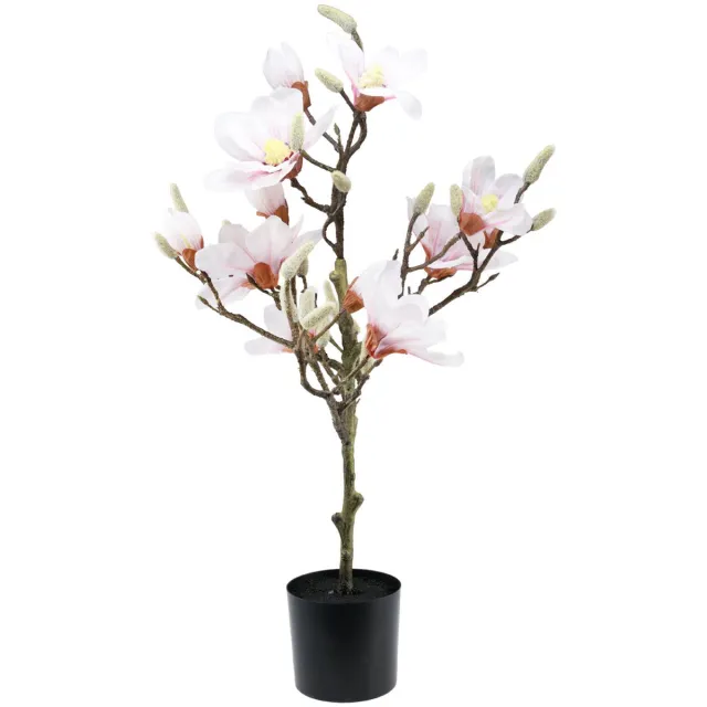 Viana Kunstmatige Magnoliaboom Roze 74cm Kunstbloemdecoratie