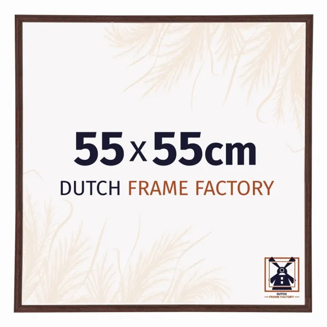 Dutch Frame Factory Fotolijst 55x55 cm - Kunststof - Bruin - Angers