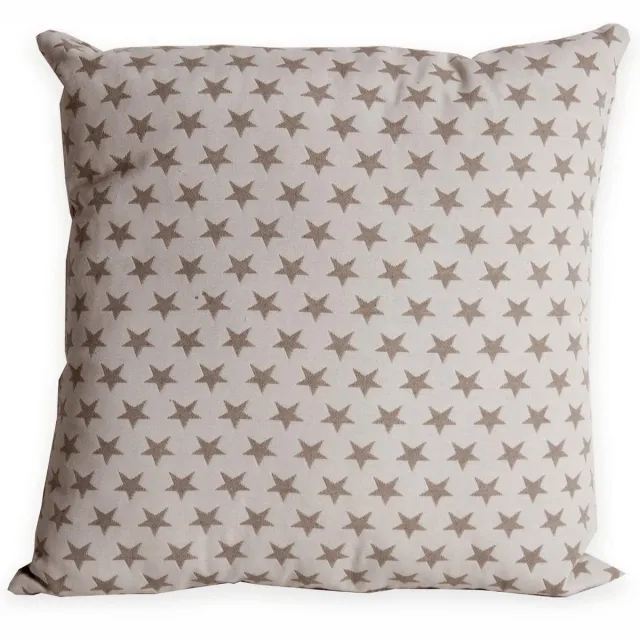 Tex Style Collection Sierkussen wit ster Taupe Design