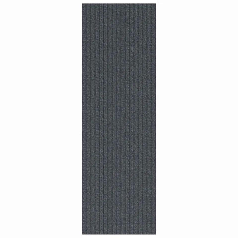 vidaXL Tapijt Loper Grijs 80 x 300 cm Stof