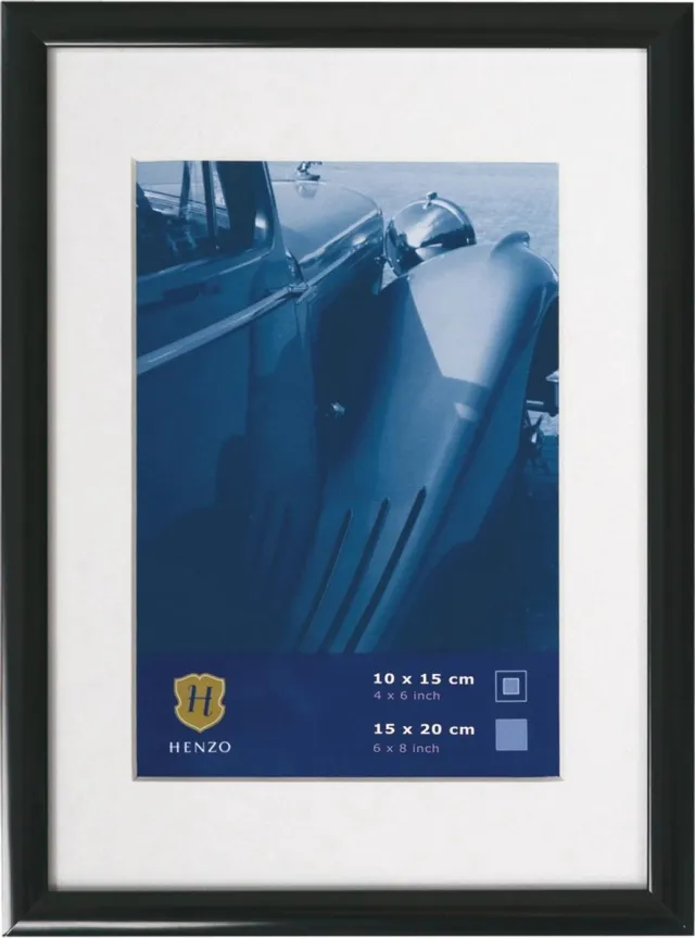 Henzo Fotolijst - Henzo - Portofino - Fotomaat 15x20 cm - Zwart