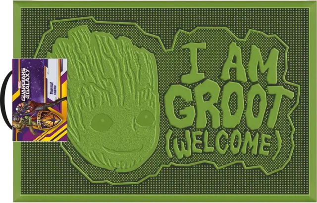 Guardians of the Galaxy (I Am Groot Welcome) Rubber Door Mat groen