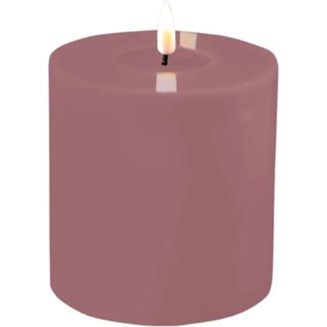 Deluxe Homeart Led Kaars Paars 10.0 x 10.0 cm