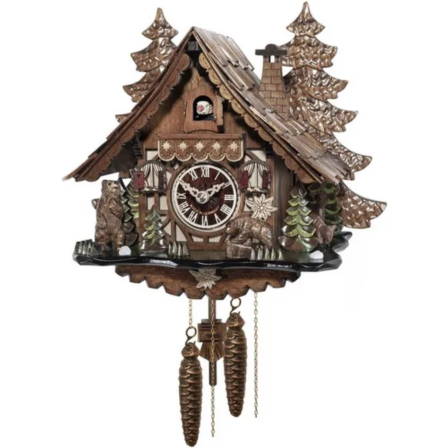 Engstler 40913 - Koekoeksklok - 1-daags ketting uurwerk meerkleurig