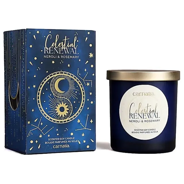 Phoenix Import Mani Bhadra Carnatia Starry Spell sojakaars glas Celestial Renewal – Ø8 cm x 9 cm zwart