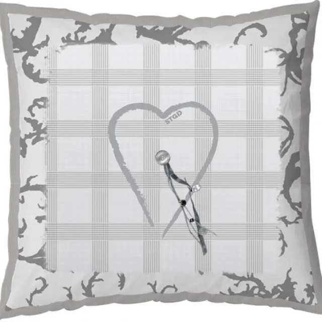 Stapelgoed Sweet Heartz - Sierkussen - Grijs - 75x75
